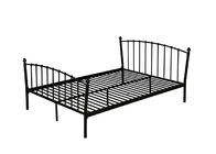 0.6mm Glossy Finish Iron Bed Frame Double Style